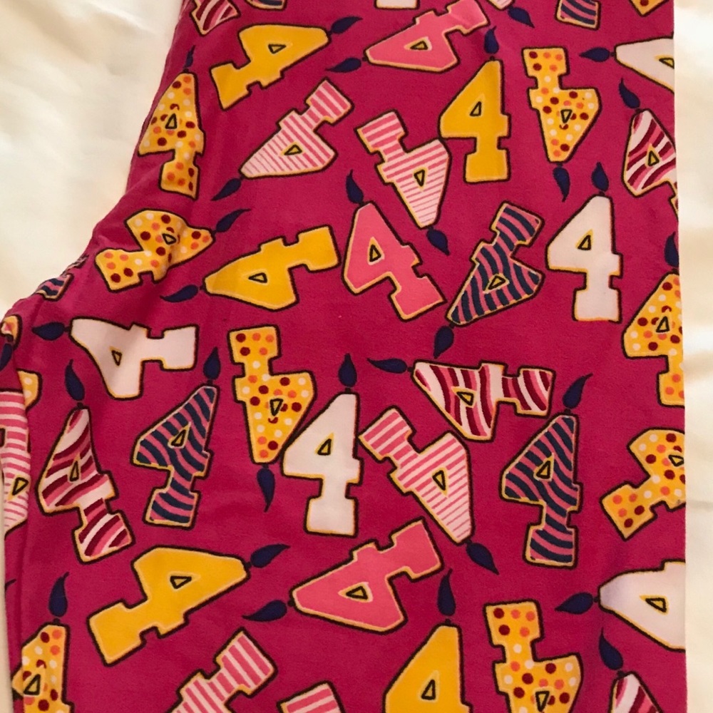 Lularoe 4th Anniversary Leggings, TC, NWOT 🦄